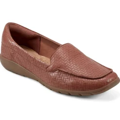 Abide Casual Flats|Flats>Easy Spirit Abide Casual Flats Brown Weave