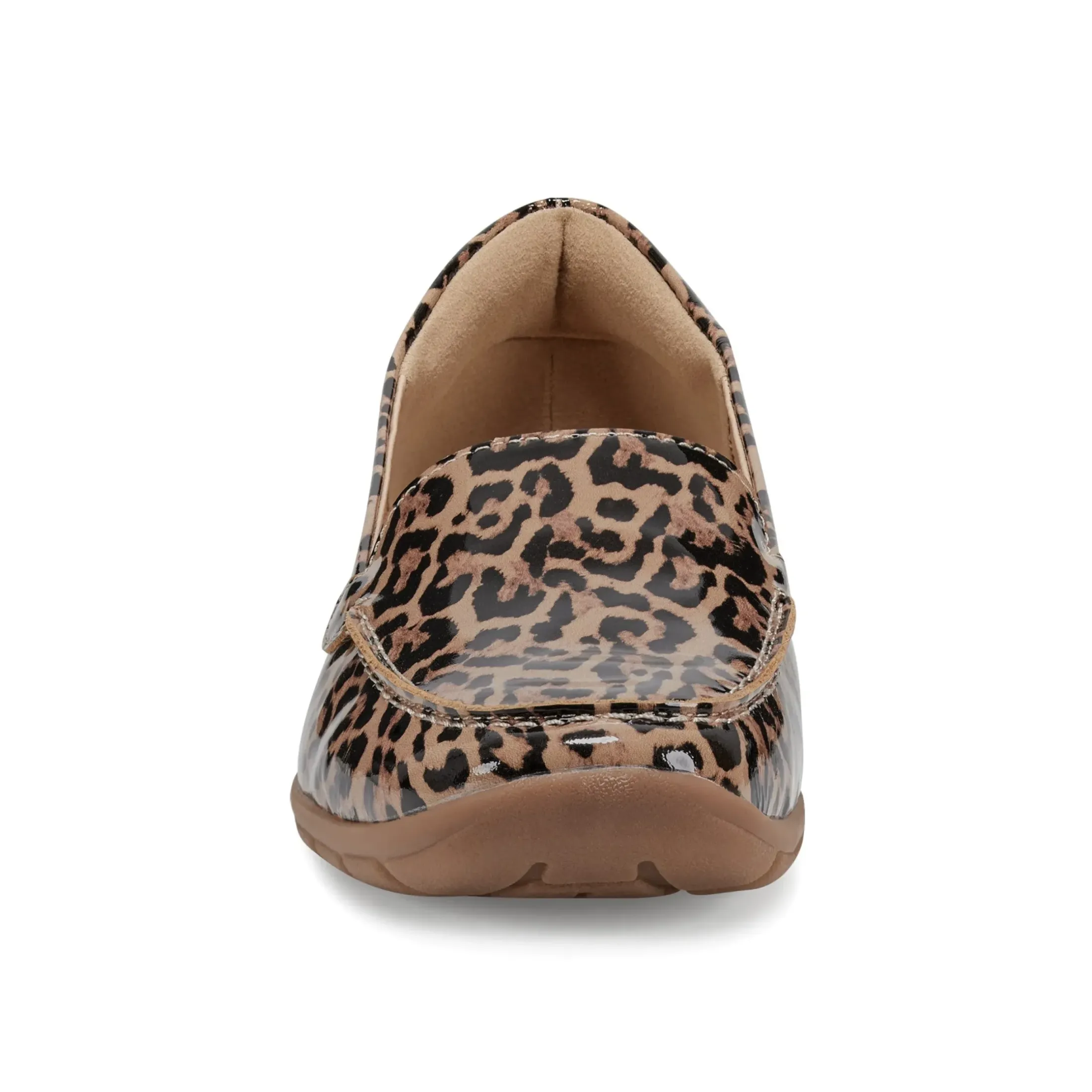 eFlex|eFlex>Easy Spirit Abide Casual Flats Leopard Patent