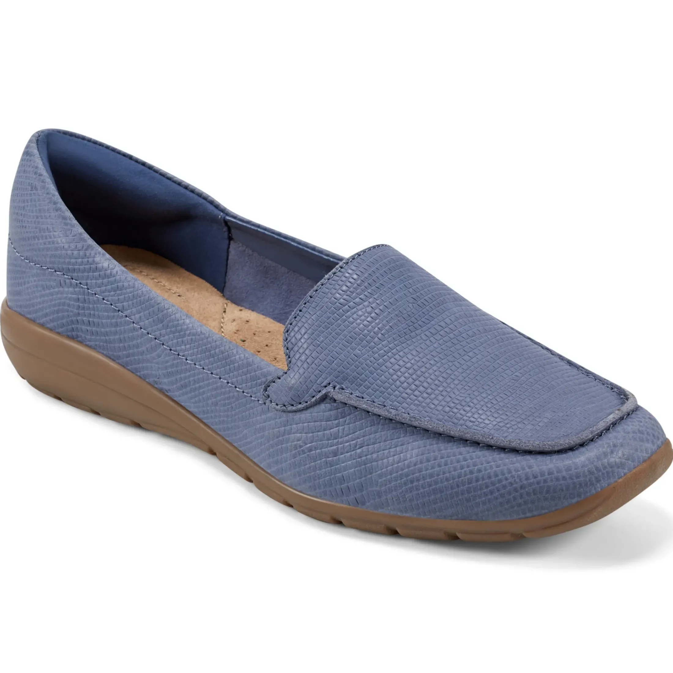 Abide Casual Flats|Flats>Easy Spirit Abide Casual Flats Blue Lizard