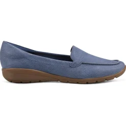 Abide Casual Flats|Flats>Easy Spirit Abide Casual Flats Blue Lizard