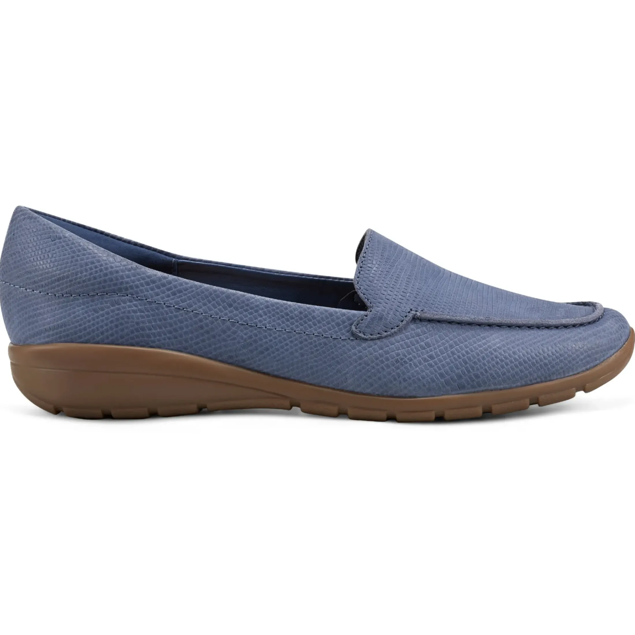 Abide Casual Flats|Flats>Easy Spirit Abide Casual Flats Blue Lizard