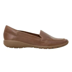 eFlex|eFlex>Easy Spirit Abide Casual Flats Brown Leather