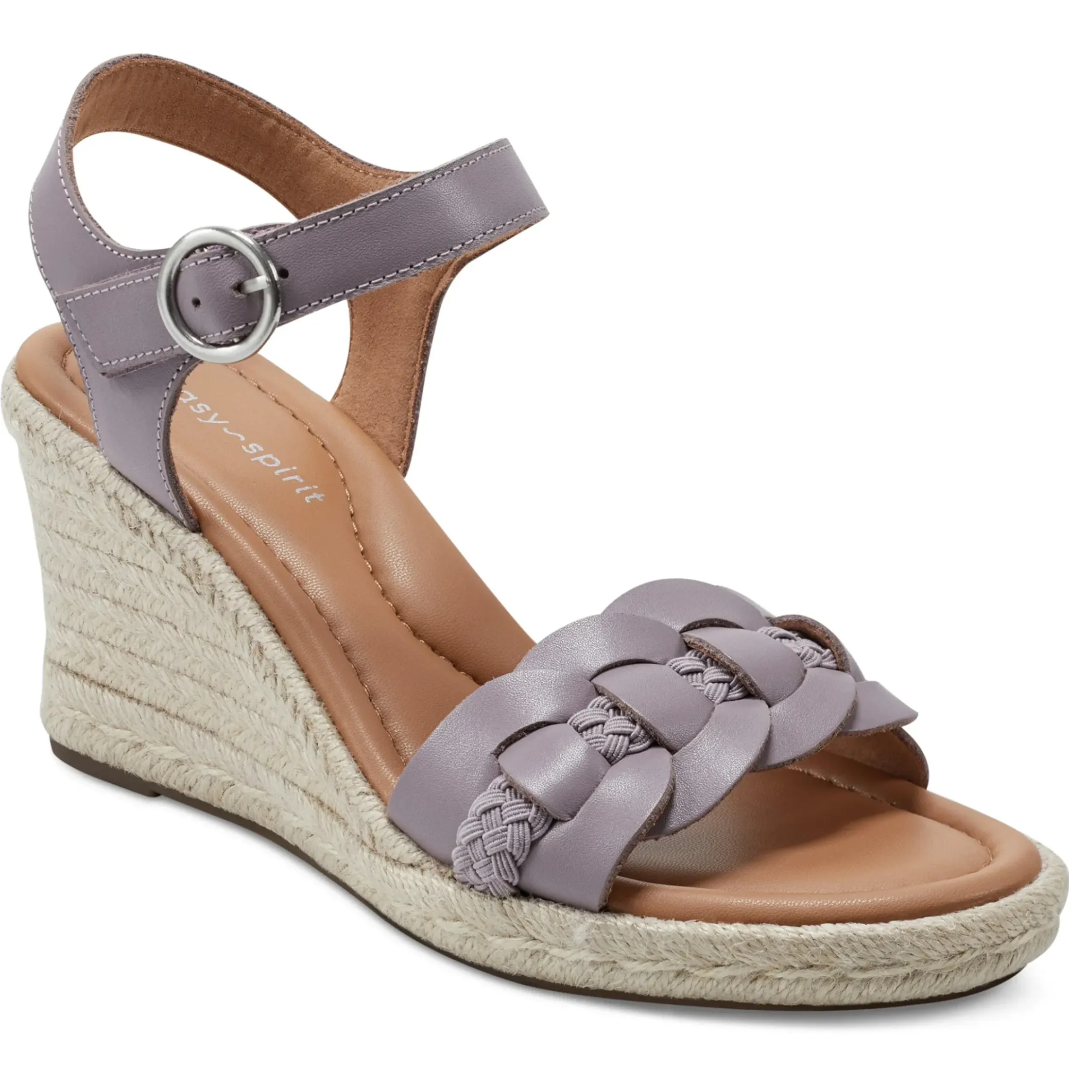 Dress|Sandals>Easy Spirit Aisha Espadrille Wedge Sandals Smokey Lavender