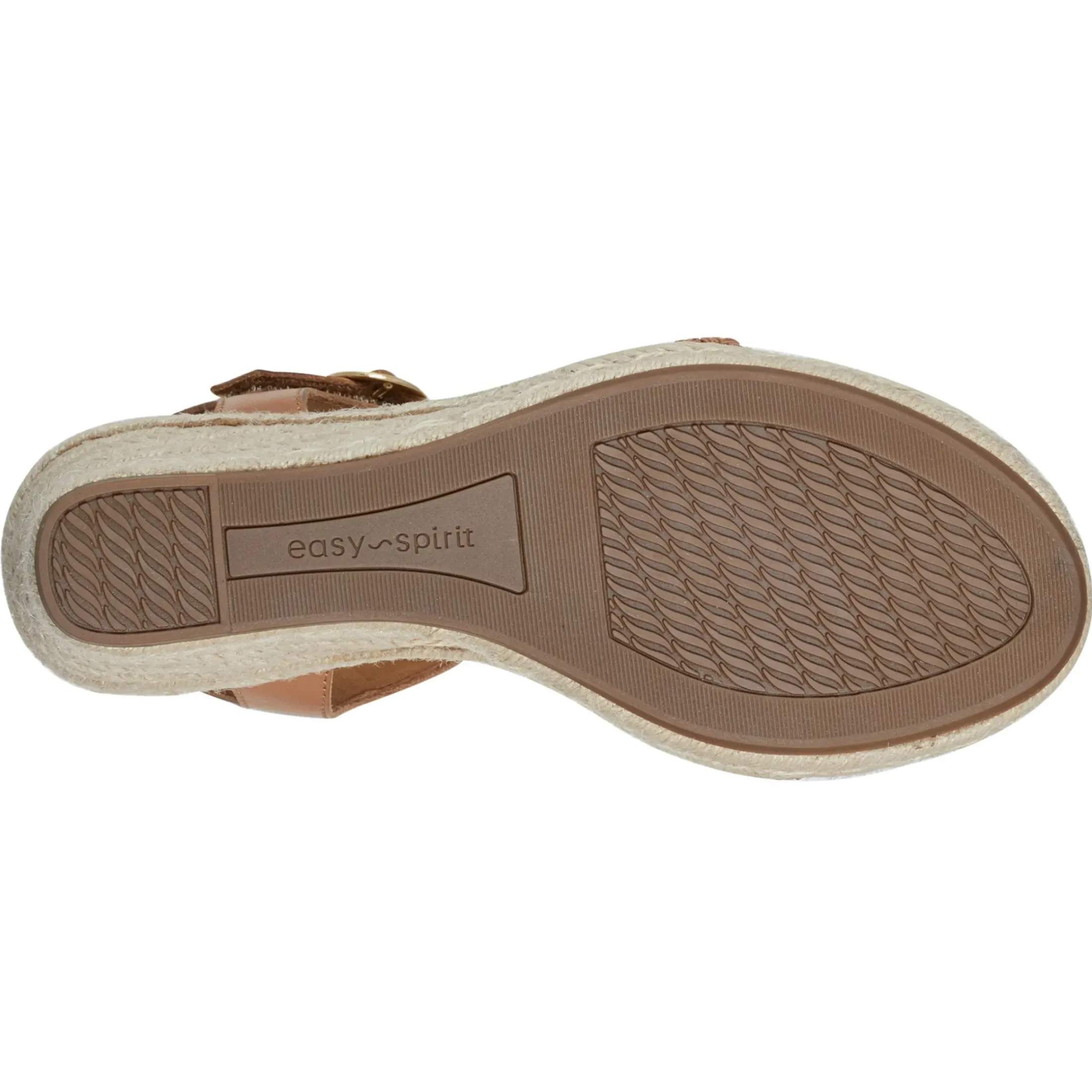 Dress|Sandals>Easy Spirit Aisha Espadrille Wedge Sandals Almond Brown