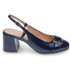 Pumps|Pumps>Easy Spirit Alissa Slingback Pumps Navy Patent Leather