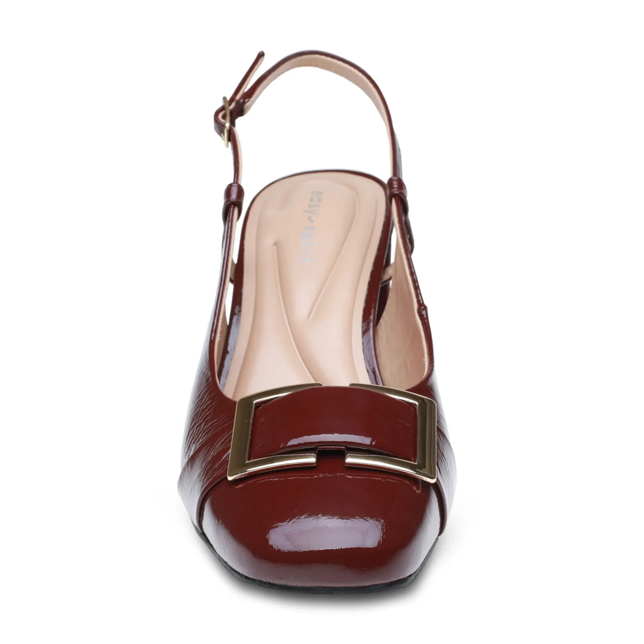 Pumps|Pumps>Easy Spirit Alissa Slingback Pumps Red Patent Leather