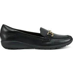 eFlex|eFlex>Easy Spirit Amalie Casual Loafers Black Leather