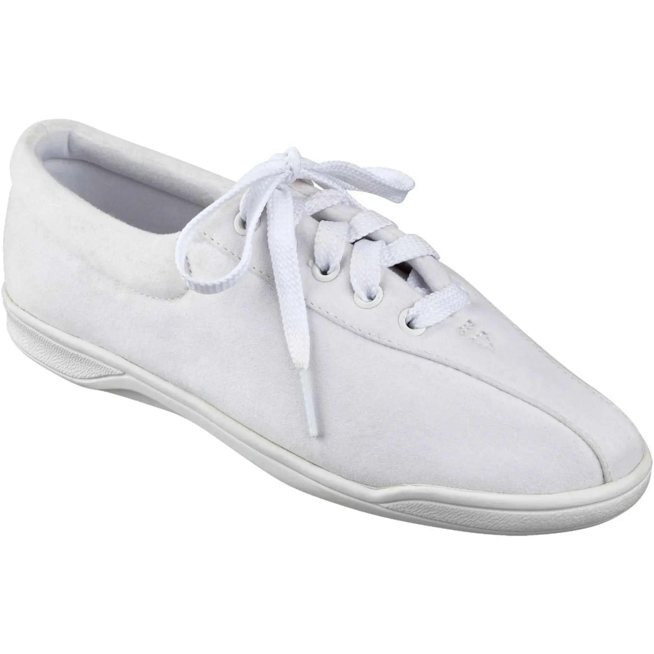Sneakers|Sneakers>Easy Spirit AP1 Canvas Walking Shoes White Fabric