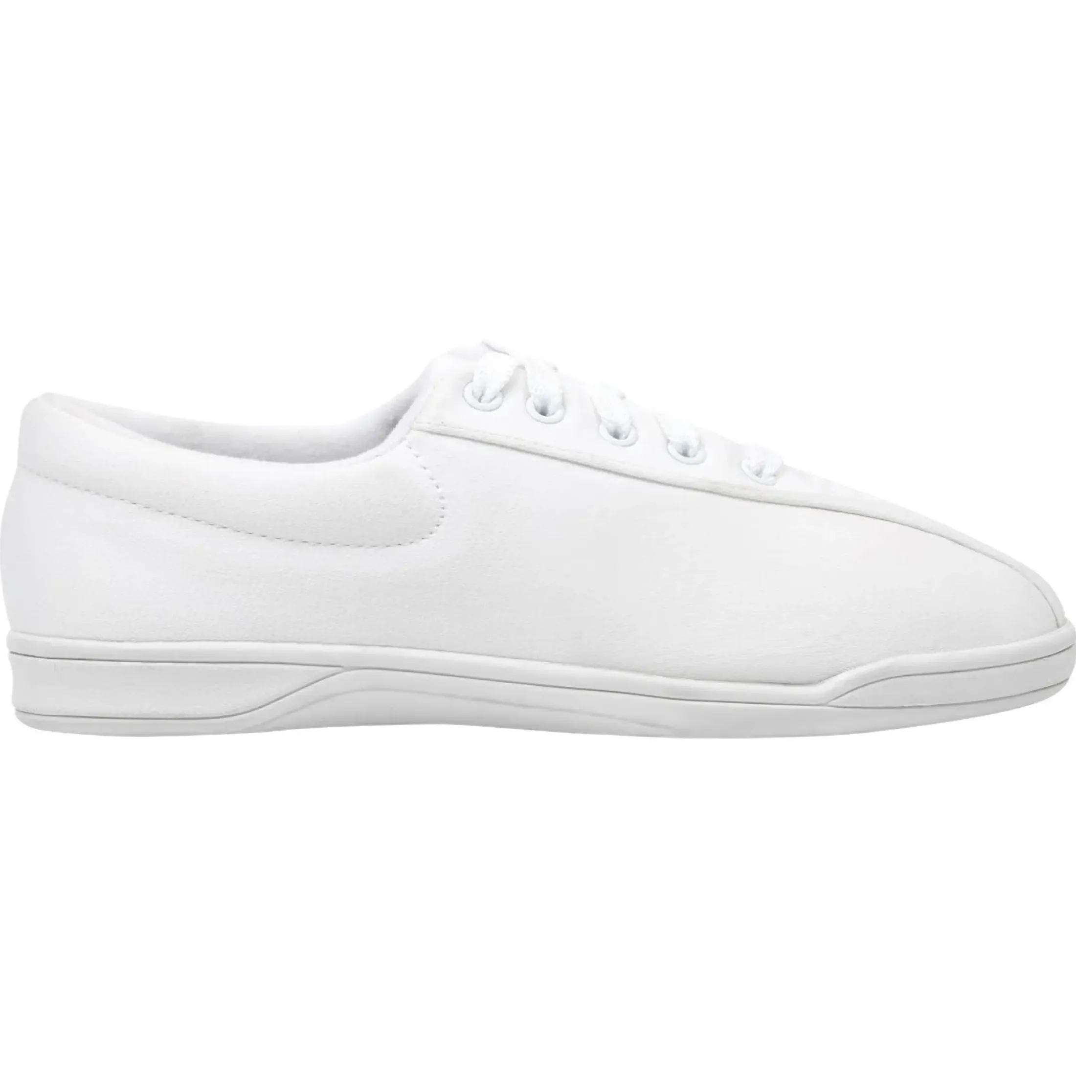 Sneakers|Sneakers>Easy Spirit AP1 Canvas Walking Shoes White Fabric