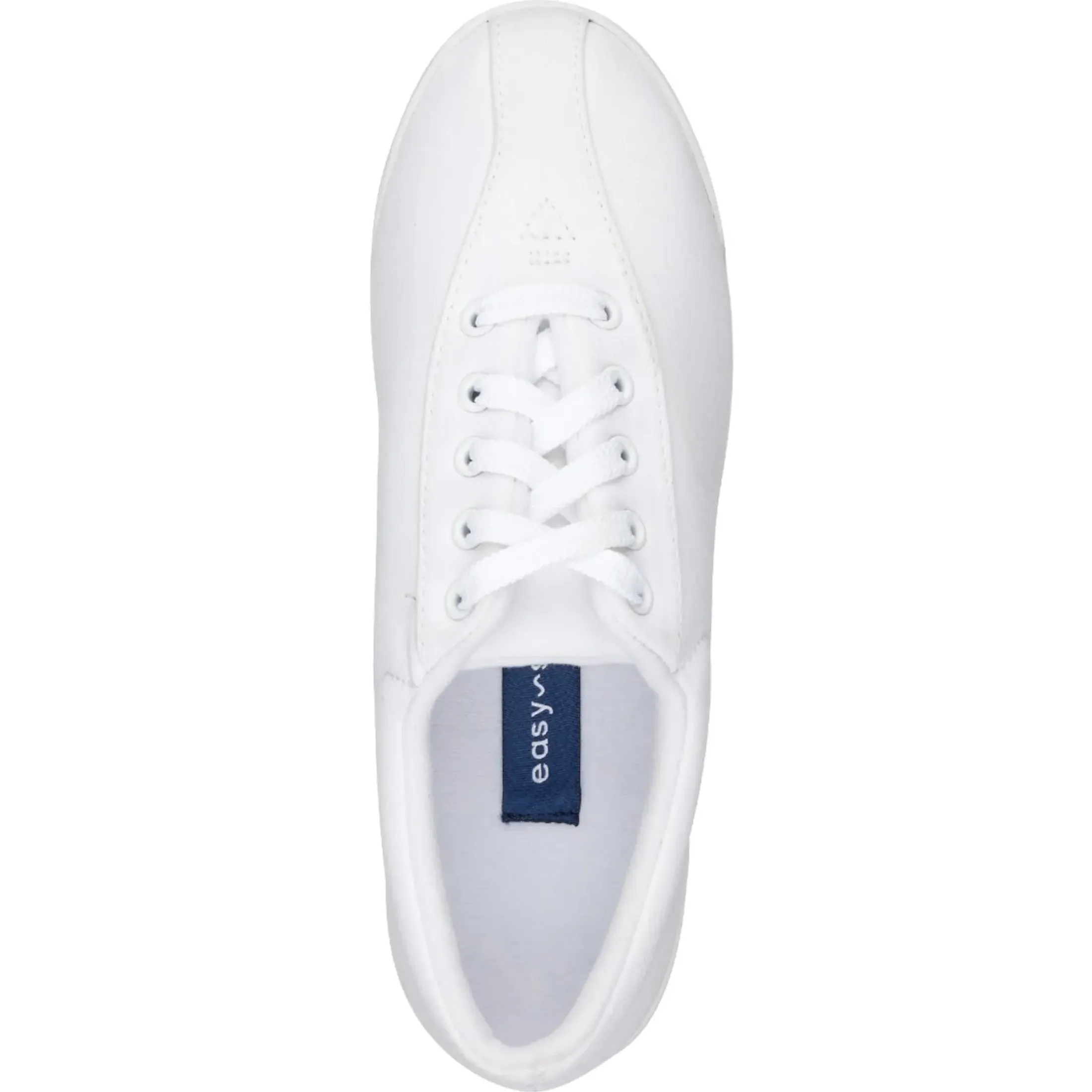 Sneakers|Sneakers>Easy Spirit AP1 Canvas Walking Shoes White Fabric