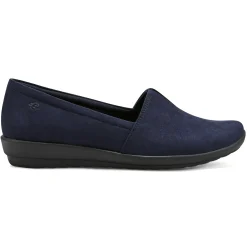 Flats|Flats>Easy Spirit Arlie Slip On Casual Shoes Blue Suede