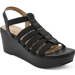 Dress|Sandals>Easy Spirit Avinna Platform Wedge Sandals Black