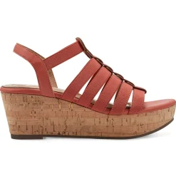 Dress|Sandals>Easy Spirit Avinna Platform Wedge Sandals Orange