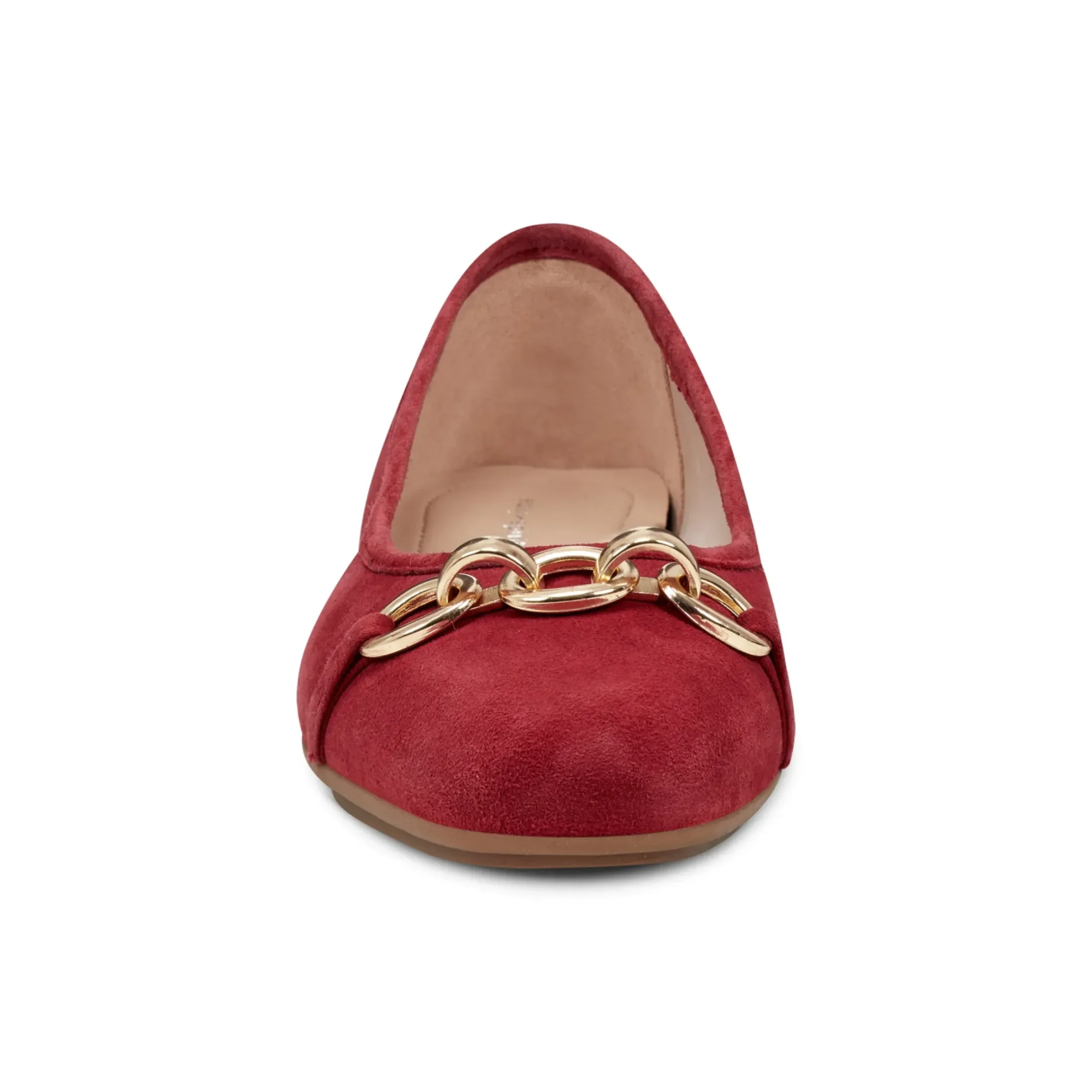 eFlex|eFlex>Easy Spirit Brandi Ballet Flats Red Suede
