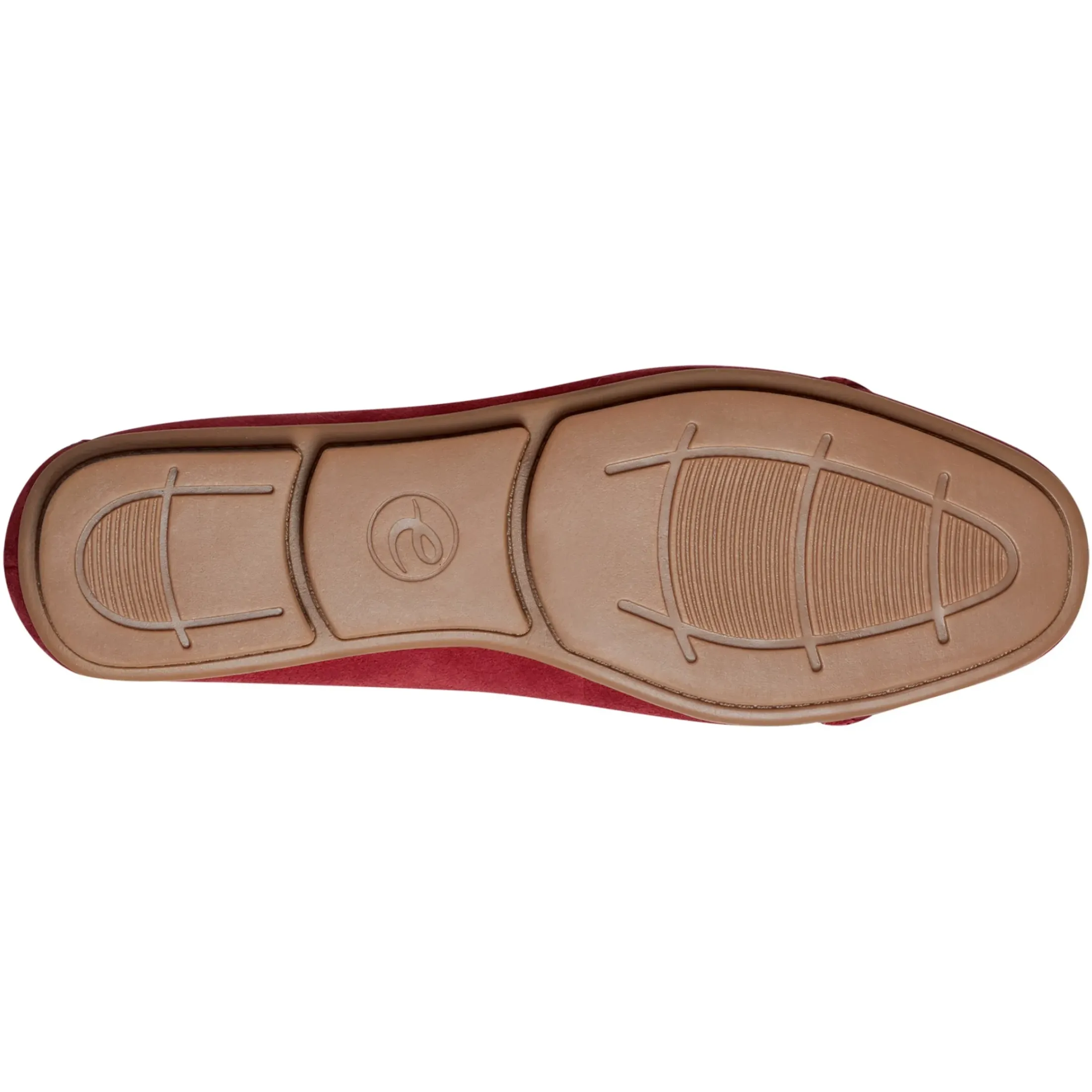 eFlex|eFlex>Easy Spirit Brandi Ballet Flats Red Suede