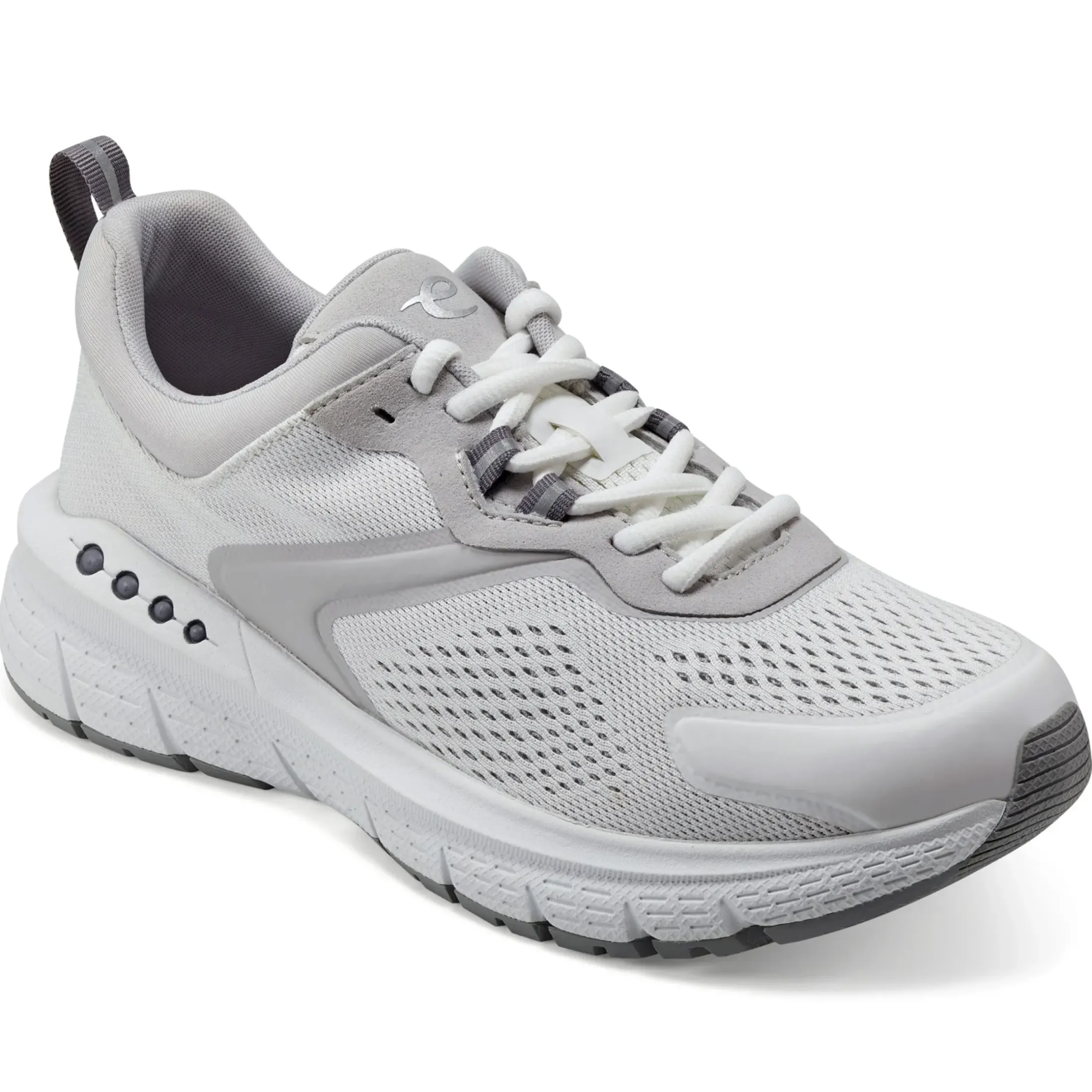 Sneakers|Sneakers>Easy Spirit Callahan Lace Up Sneakers Light Grey