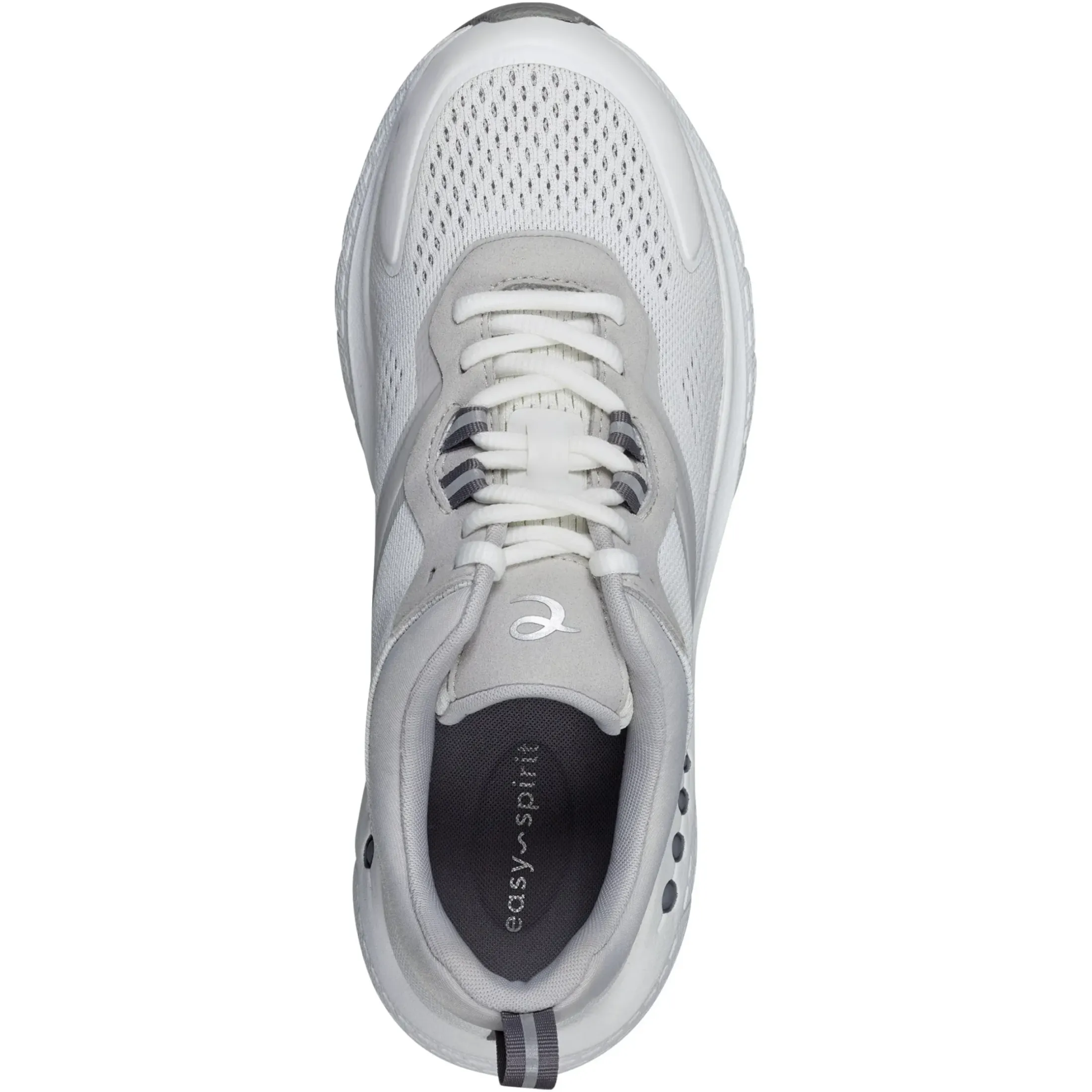 Sneakers|Sneakers>Easy Spirit Callahan Lace Up Sneakers Light Grey
