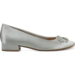 Low Heels|eFlex>Easy Spirit Carisma Dress Pumps Silver Satin
