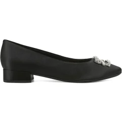 Low Heels|eFlex>Easy Spirit Carisma Dress Pumps Black Satin
