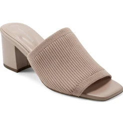 Dress|Sandals>Easy Spirit Caryn Heeled Slide Sandals Nude
