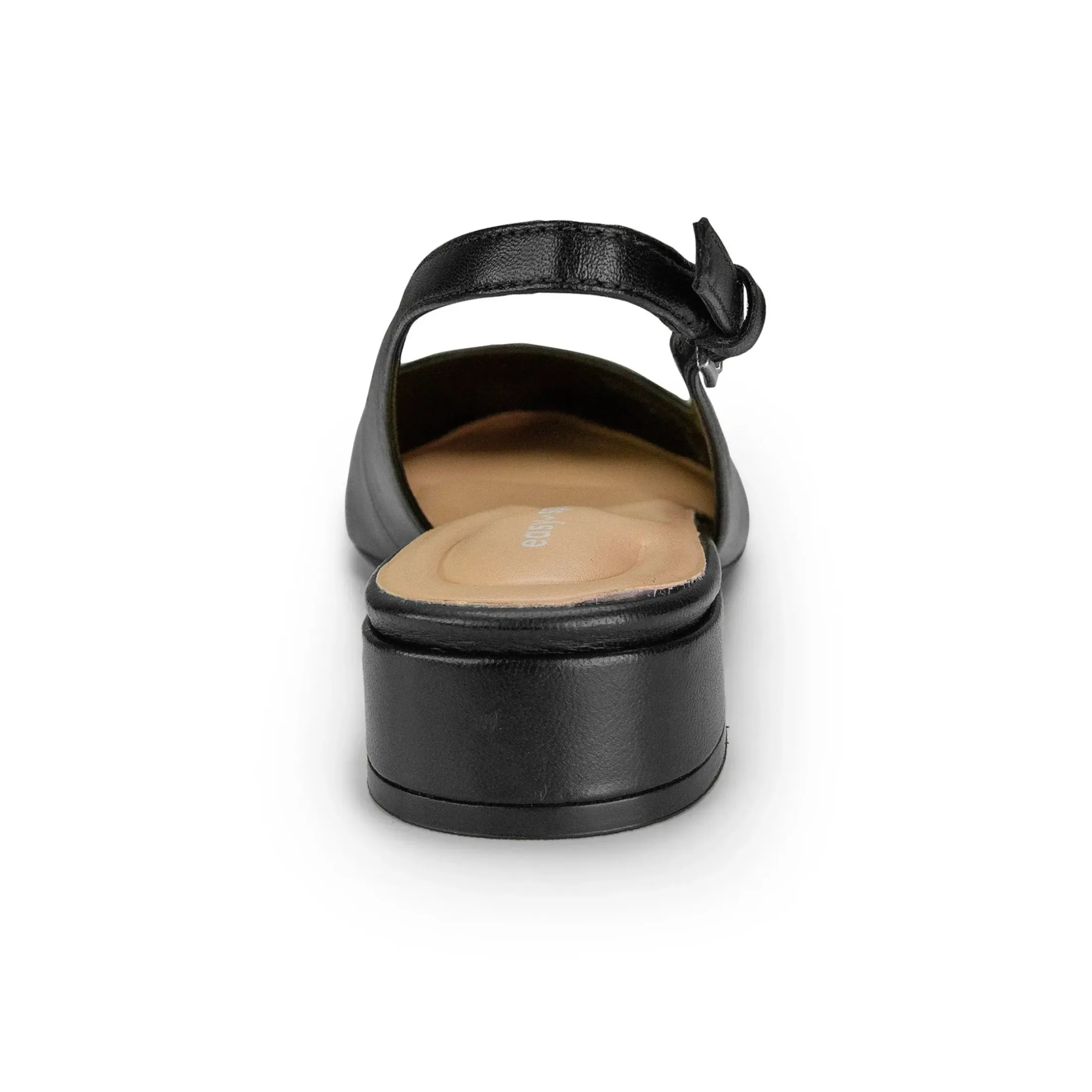 Low Heels|eFlex>Easy Spirit Cassius Slingback Pumps Black Leather