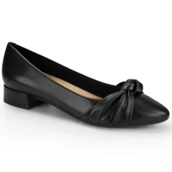Low Heels|eFlex>Easy Spirit Caster Dress Shoes Black Leather