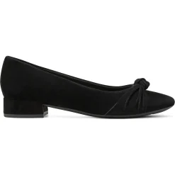 Low Heels|eFlex>Easy Spirit Caster Dress Shoes Black Suede