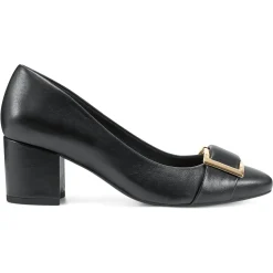 eFlex|eFlex>Easy Spirit Cheryl Dress Pumps Black Leather