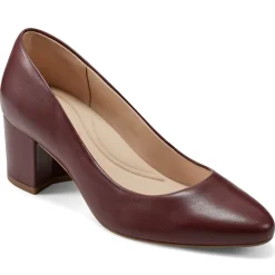 Cosma Pumps|Mid Heels>Easy Spirit Cosma Pumps Deep Red