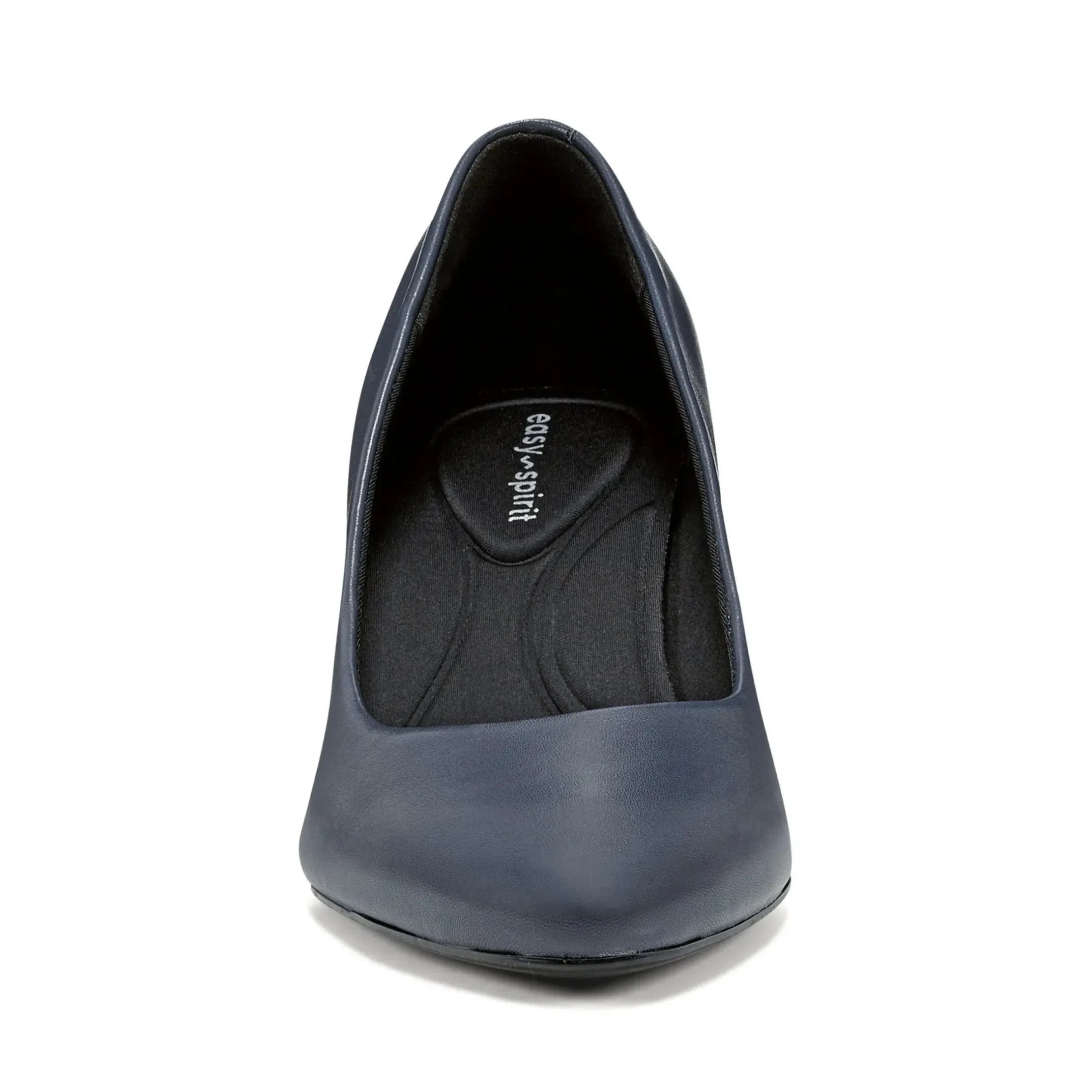 Cosma Pumps|Mid Heels>Easy Spirit Cosma Pumps Navy Leather