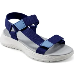 Sport|Sandals>Easy Spirit Davis Casual Sandals Dark Blue Suede