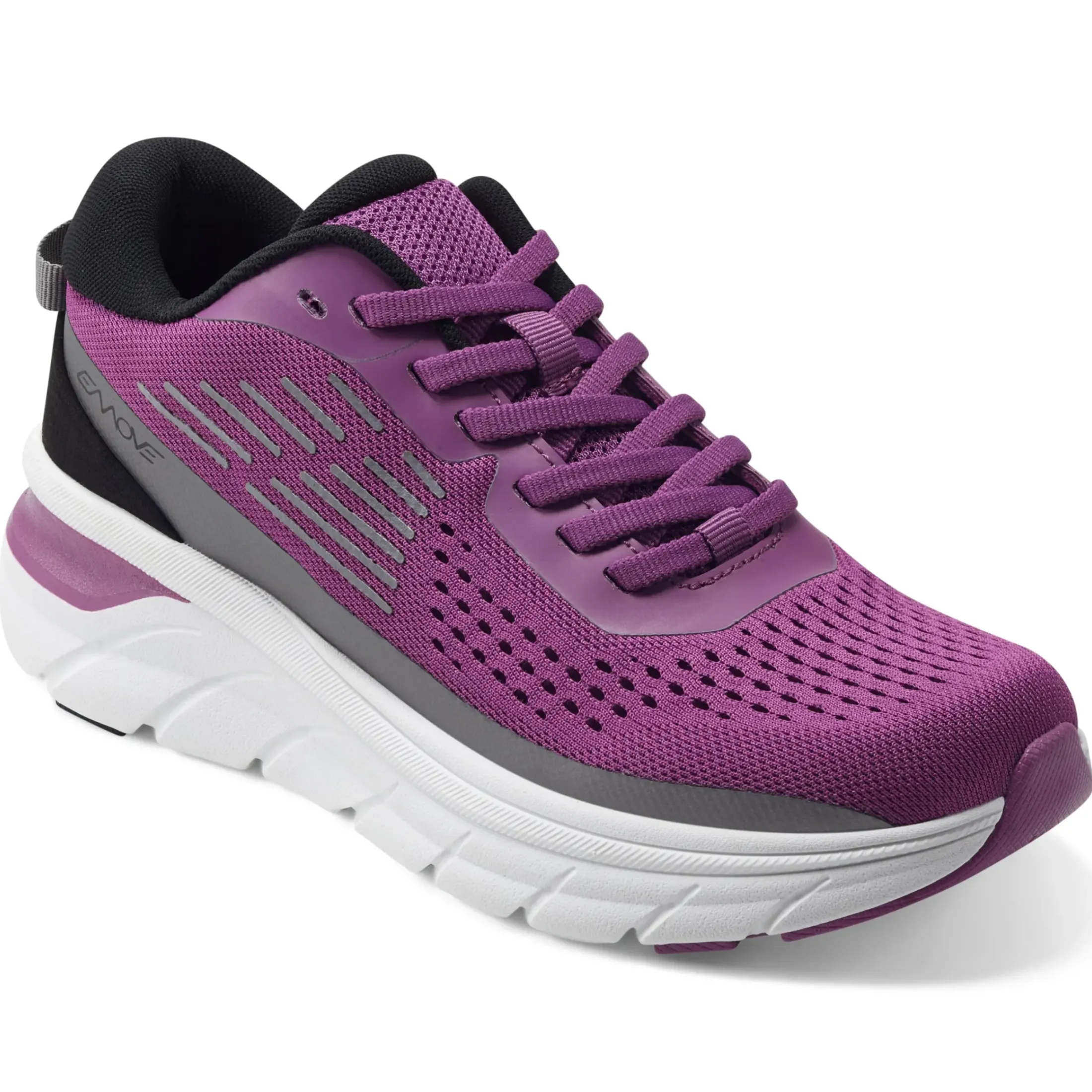 eMove|Mel Walking Shoes>Easy Spirit Denise Austin Mel EMOVE Walking Shoes Plum Mesh