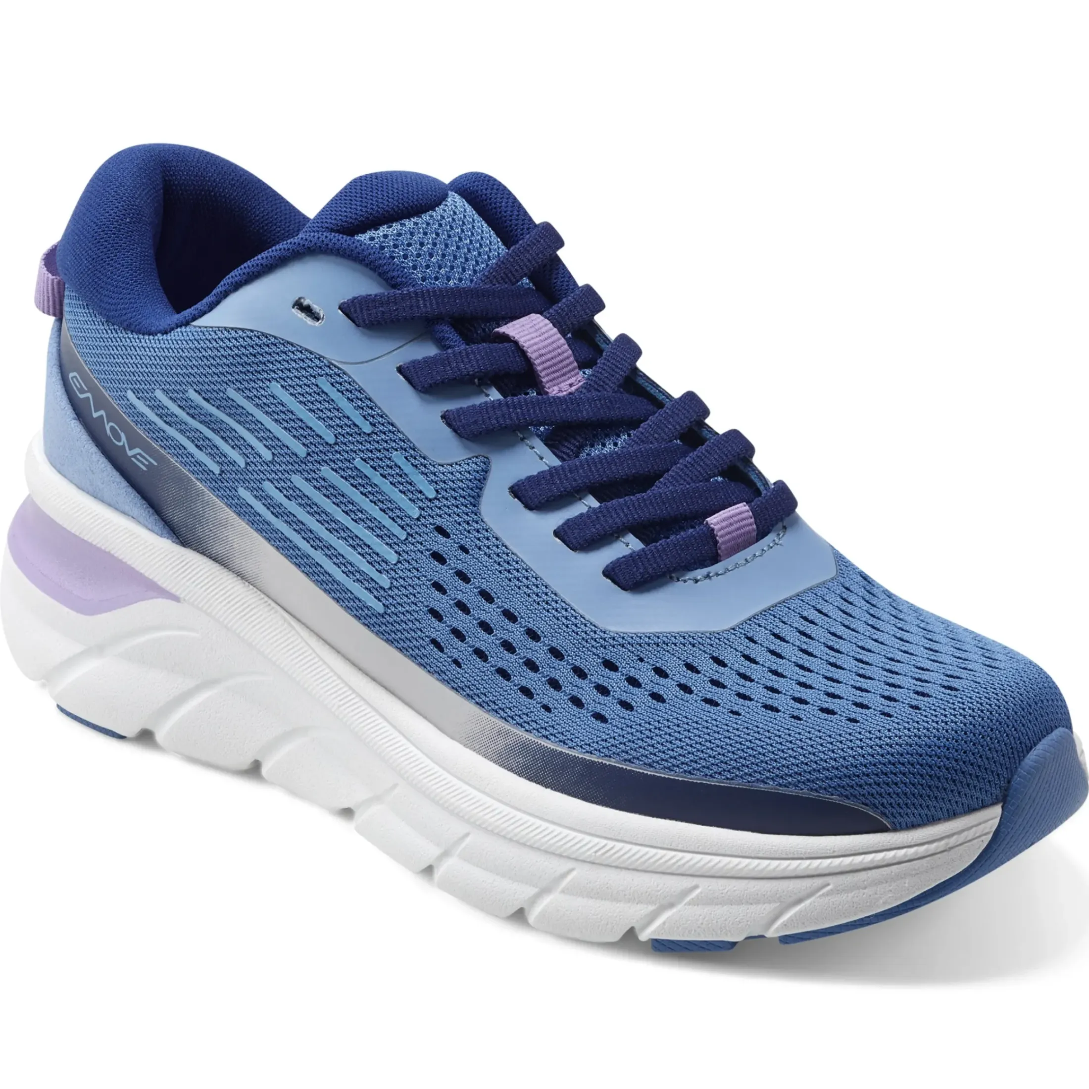 eMove|Mel Walking Shoes>Easy Spirit Denise Austin Mel EMOVE Walking Shoes Blue Mesh