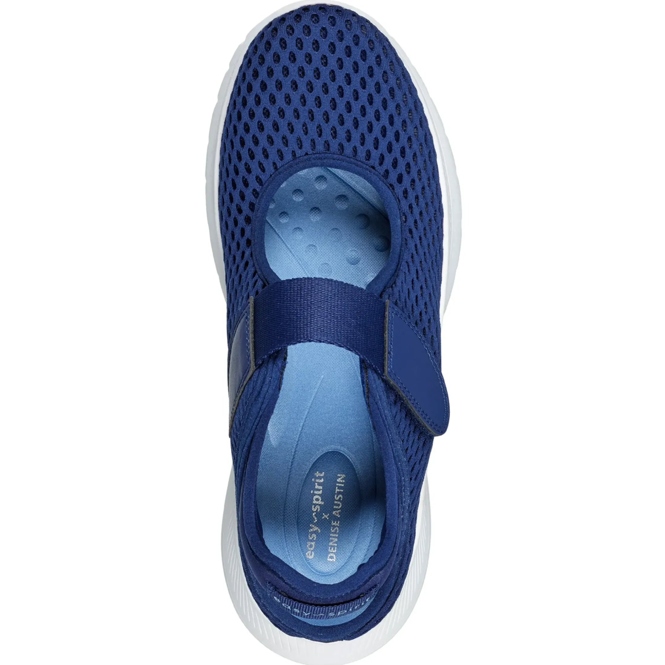 Slip Ons|Slip Ons>Easy Spirit Denise Austin Pheba Casual Mary Janes Navy Mesh