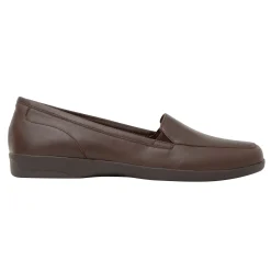 Slip Ons|Slip Ons>Easy Spirit Devitt Casual Flats Brown Leather