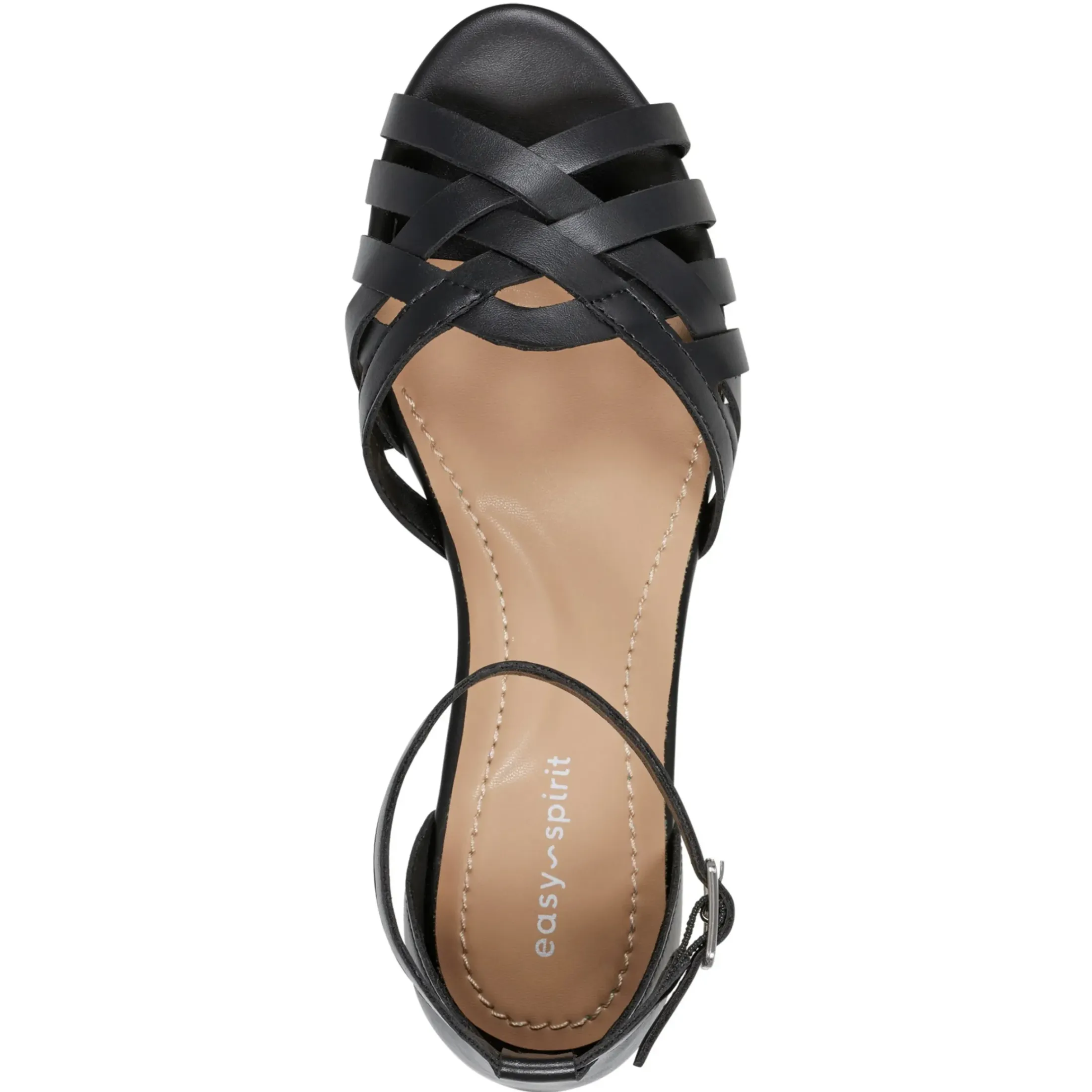 Casual|Sandals>Easy Spirit Dorothy Flat Sandals Black