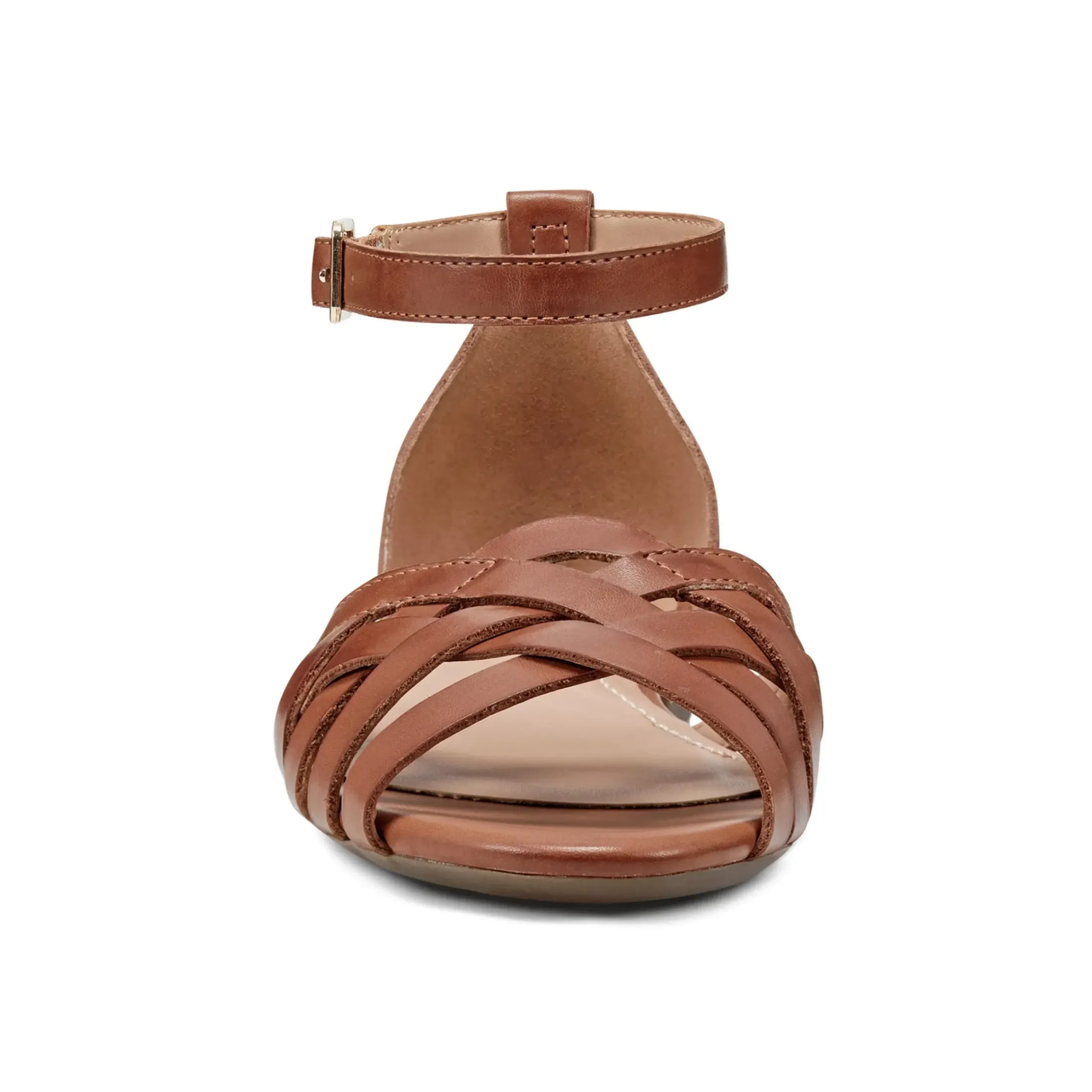 Casual|Sandals>Easy Spirit Dorothy Flat Sandals Brown