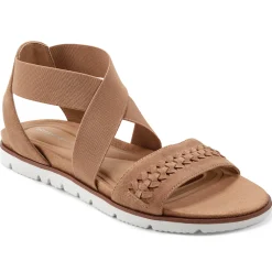 Casual|Flats>Easy Spirit Earla Casual Sandals Brown
