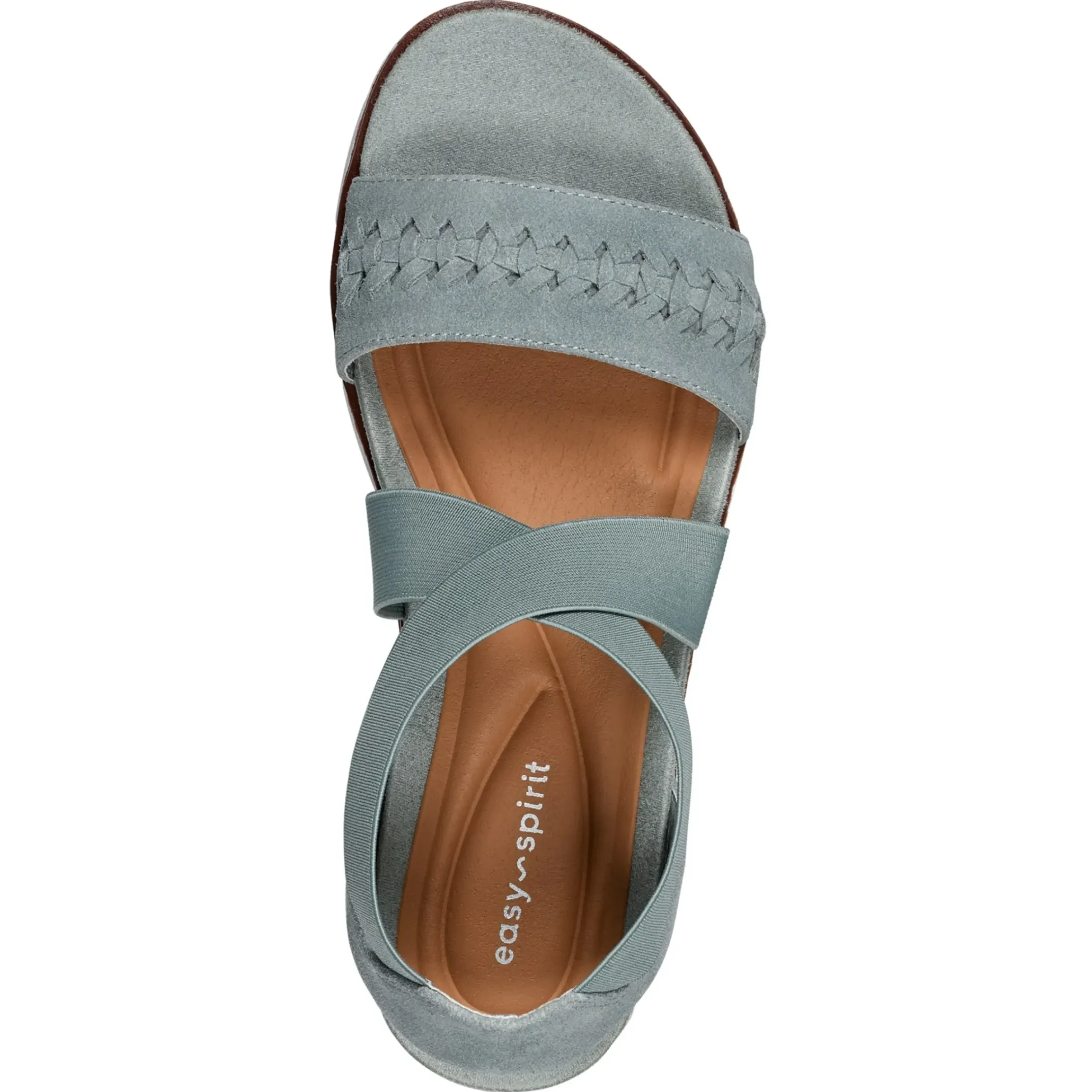 Casual|Flats>Easy Spirit Earla Casual Sandals Light Blue