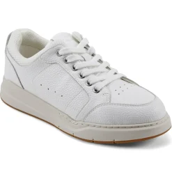 Sneakers|Sneakers>Easy Spirit x Denise Austin Dilli Lace-up Court Sneakers White Leather Neutral