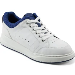 Sneakers|Sneakers>Easy Spirit x Denise Austin Dilli Lace-up Court Sneakers White Leather