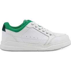 Sneakers|Sneakers>Easy Spirit x Denise Austin Dilli Lace-up Court Sneakers White Green Leather