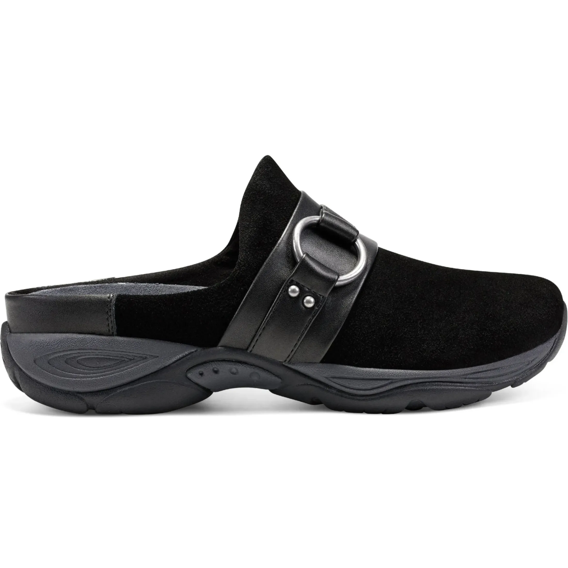 Explore24|Explore24>Easy Spirit Eleena Clogs Black Suede