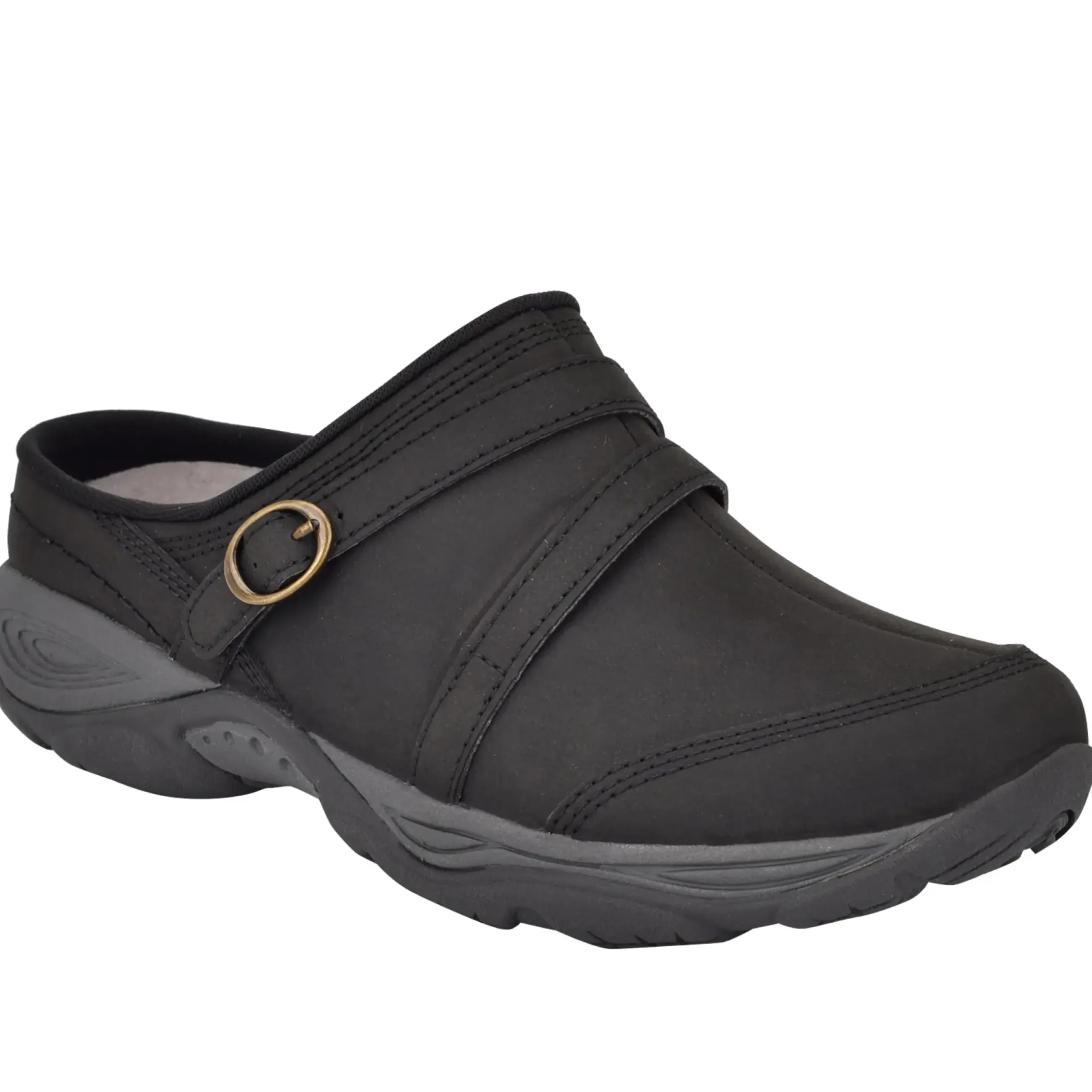 Explore24|Explore24>Easy Spirit Equinox Clogs Black Leather