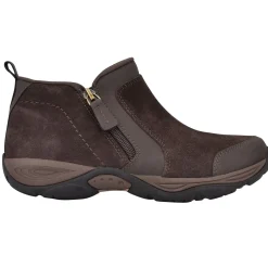 Explore24|Explore24>Easy Spirit Evony Casual Booties Dark Brown Suede