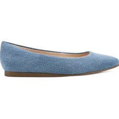 Low Heels|Flats>Easy Spirit Fellia Ballet Flats Blue Denim
