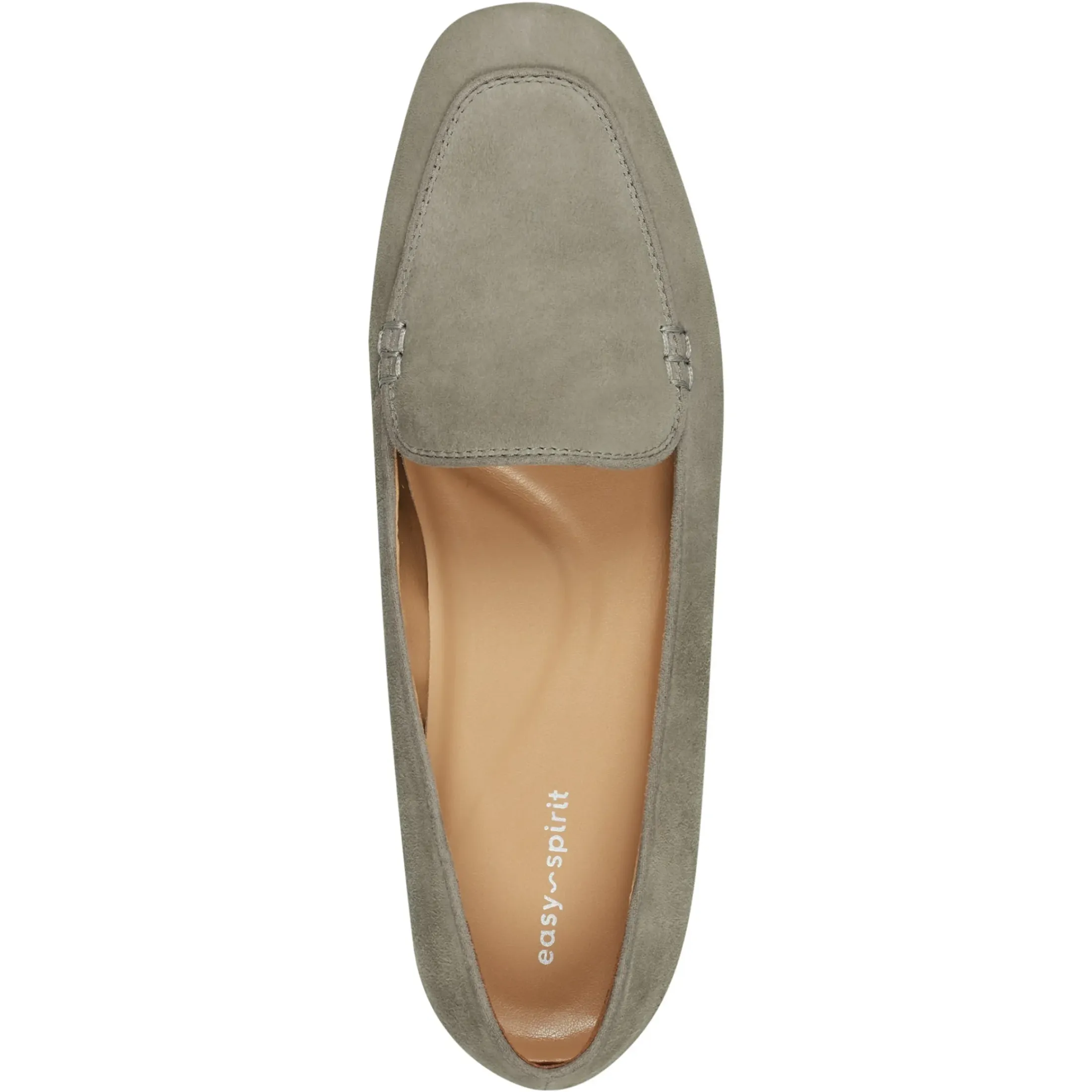 eFlex|eFlex>Easy Spirit Galla Casual Loafers Grey Leather