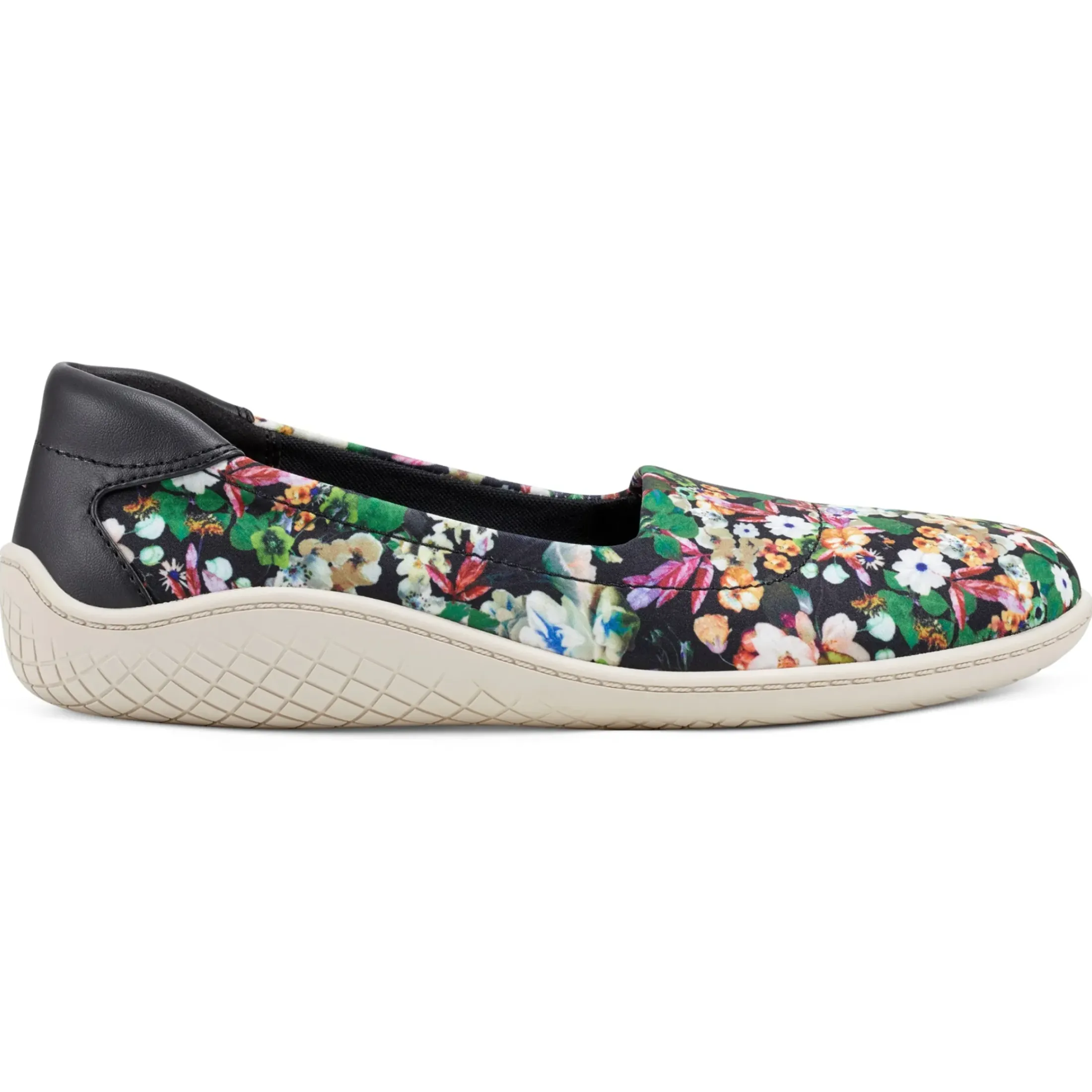 Flats|Flats>Easy Spirit Gift Slip On Flats Black Floral