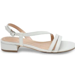 Dress|Sandals>Easy Spirit Glenni Block Heel Sandals White Leather