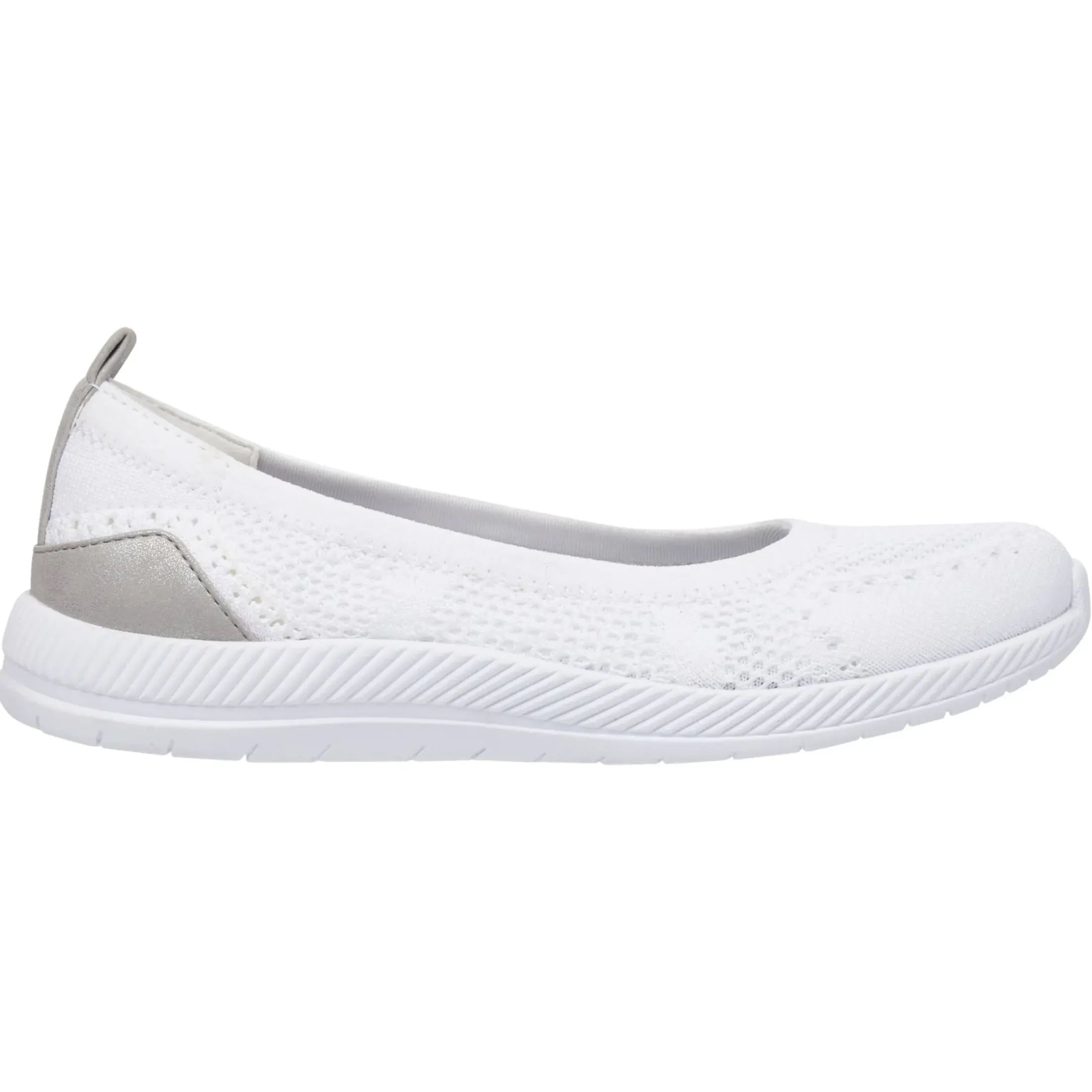 Glitz Walking Shoes|Slip Ons>Easy Spirit Glitz Walking Shoes White Knit
